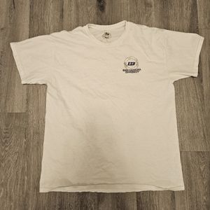 Mens ECU White T-Shirt "A Pirates Life For Me" College University Size Large